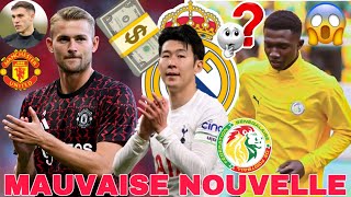 😱Real Rumeurs de Signature Lamine Camara Absent Contrat de Heungmin Son Matthijs de Ligt Ten Hag… [upl. by Aimehs209]