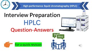 HPLC Interview questions and answers l HPLC [upl. by Deery]