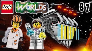 Lets Build LEGO Jurassic World Part 10 Volcanic Laboratory Lets Play LEGO Worlds [upl. by Wymore]