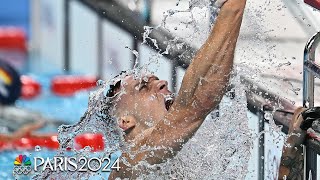 How Caeleb Dressel and Team USA SMASHED the field for America’s first gold in Paris  NBC Sports [upl. by Yliak]