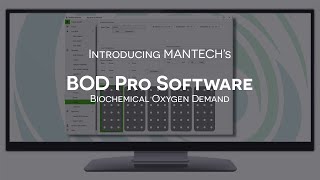 5Day Biochemical Oxygen Demand Software BOD Pro by MANTECH [upl. by Getter225]