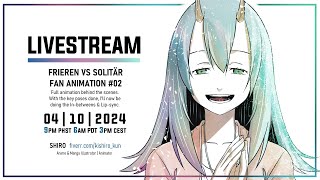 〚 Animation 〙Frieren vs Solitär Fan Animation  the making 02  Clip Studio Paint EX [upl. by Adnalohs]