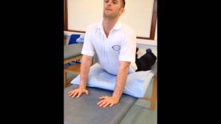 McKenzie Exercises for Lower Back Pain Physiotherapy James Sharp [upl. by Fridlund757]