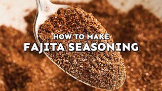 Homemade Fajita Seasoning Mix [upl. by Imehon]