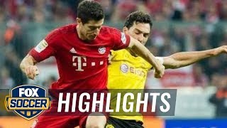 Bayern Munich vs Borussia Dortmund  2015–16 Bundesliga Highlights [upl. by Thynne816]