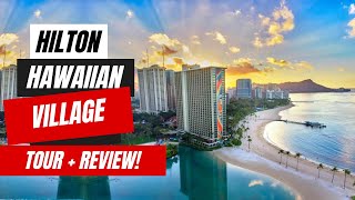 Hilton Hawaiian Village Waikiki Beach Resort Tour and Review  Rainbow Tower Upgrade [upl. by Earlene]