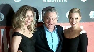 MALAVITA Paris Aéroville Octobre 2013 premiere Robert De Niro Michelle Pfeiffer Dianna Agron 16 [upl. by Caresse]