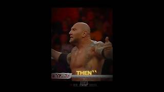 WWE superstars Dave Batista then and now edit 🚀 [upl. by Einiar319]