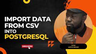 How to import csv dataset into PostgreSQL [upl. by Gitlow]