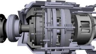 Transmission  Animated  Gears in Motion [upl. by Hilaire]