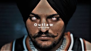 Outlaw Perfectly Slowed  Sidhu Moose Wala  LyricalBeatz [upl. by Ahsikrats]