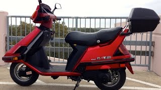 86 Honda Elite 150 Deluxe CH150 Walkaround [upl. by Liris]