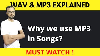 MP3 Vs WAV Difference Explained  Hindi  Musically Amit [upl. by Cohe200]