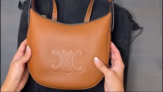 Unboxing of the new Celine small Heloise Cuir Triomphe bag [upl. by Arac]