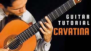 EliteGuitaristcom  Classical Guitar Tutorial Part 124 for Cavatina by Stanley Myers [upl. by Odama33]