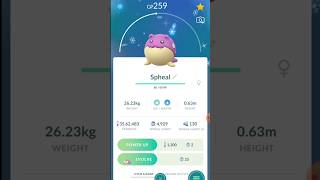 Transferred SHINY and 100iv spheal 😱😱😱 [upl. by Olifoet]