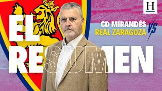 ⚽​ RESUMEN del Mirandés vs Real Zaragoza [upl. by Myron]