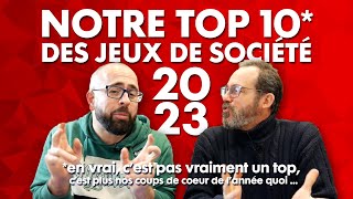 NOTRE TOP 10 DES JEUX DE SOCIÉTÉ 2023 [upl. by Allred478]