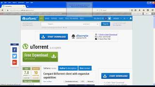 Downloading utorrent for windows XPVistaWindows 7810 [upl. by Ahsonek]