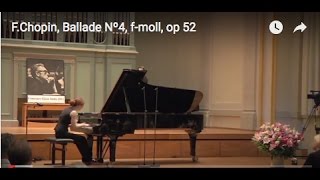 Chopin  Ballade No 4  Varvara piano [upl. by Ymerej]