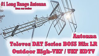 Televes DATBOSS LR Mix HiVHF UHF Long Range Antenna  Updated REVIEW [upl. by Nerra305]