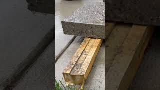 DIY Concrete Stair Treads diy construction  patioconstruction concreteprojects concrete [upl. by Eeryt]