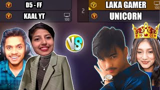 D5 FF amp Her Boyfriend Challenge Me On Live😱 They Call Me Noob😡 Garena free fire [upl. by Neenahs]