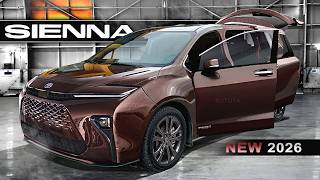 New Toyota Sienna 2026 Facelift  FULL REDESIGN of its FrontEnd and Interior Changes [upl. by Anahpos]