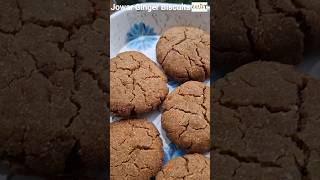 Millet Ginger Cookies  Jowar Ginger Biscuits  Eggless  No Maida  No White Sugar milletcookies [upl. by Teilo]