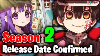 Toilet Bound Hanako Kun Season 2 Release Date amp Trailer  Announcement [upl. by Genni]