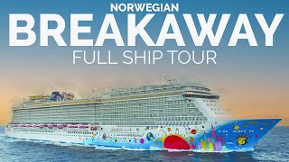 NORWEGIAN BREAKAWAY FULL SHIP TOUR 2023  ULTIMATE CRUISE SHIP TOUR OF PUBLIC AREAS  NCL CRUISE [upl. by Mathilde681]