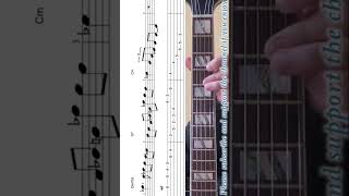 Minor 251 Jazz Exercises short jazzguitar jazzguitarist [upl. by Kevan]