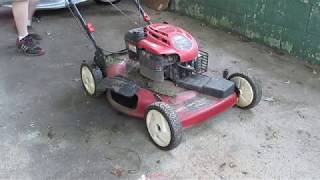 Mower wont start after hitting an obstacle  Simple Fix it [upl. by Crim]