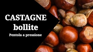 Castagne lesse con la pentola a pressione [upl. by Namialus]