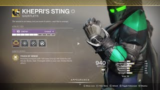 Khepris Sting  Invisibility  Destiny 2 PvP Live Commentary [upl. by Attehcnoc919]