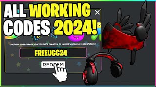 NEW ALL WORKING CODES FOR UGC LIMITED IN AUGUST 2024 ROBLOX UGC LIMITED CODES [upl. by Frear]