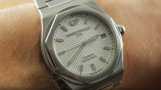 GirardPerregaux Laureato 810051113111A GirardPerregaux Watch Review [upl. by Nyladnohr]