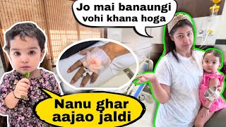 Ups and downs dad in hospital balancing family  HINDI  WITH ENGLISH SUBTITLES  Debina Decodes [upl. by Tsnre]