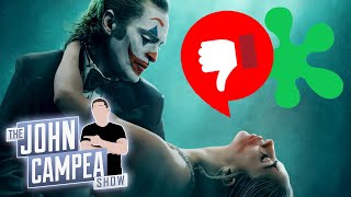 Joker 2 Audience Scores Drop Below Madame Webb  The John Campea Show [upl. by Ecnerat570]