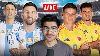 ARGENTINA vs COLOMBIA  Copa America 2024 Final WATCHALONG [upl. by Ynamrej]