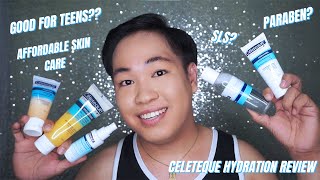 CELETEQUE HYDRATION REVIEW  WHAT YOU NEED TO KNOW DOEST IT REALLY HARM YOUR SKIN SLS AND PARABEN [upl. by Killie221]