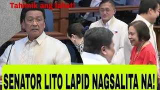 Senator Lito Lapid nagsalita na Tumahimik ang lahat [upl. by Frederigo]