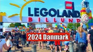 LEGOLAND Billund Danmark Attraction Land 2024  First and Orignal Legoland in Denmark 2024 [upl. by Mcneil]