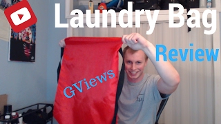 Brilliant Homes BackpackStyle Laundry Bag Review [upl. by Glinys]