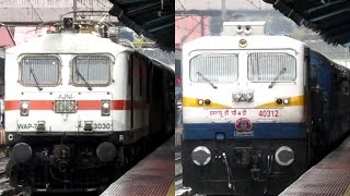 Acceleration WAP7 VS WDP4D  Powerful Electric and Diesel loco [upl. by Hux]