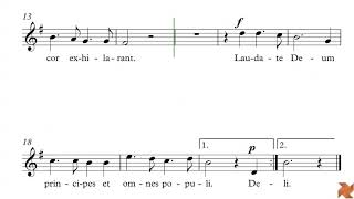 Laudate nomen Domini  Soprano [upl. by Aneerol]