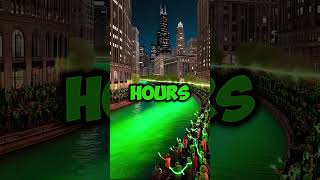 You Wont Believe Whats In Chicagos River on St Patricks Day [upl. by Refinaj]