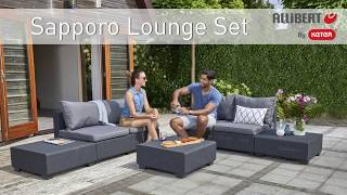 Allibert By Keter Sapporo Lounge Set assembly video [upl. by Yngiram124]