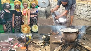 How Igbo Traditional Marriage Is Done  Preparations On The Event Day [upl. by Niatsirk]