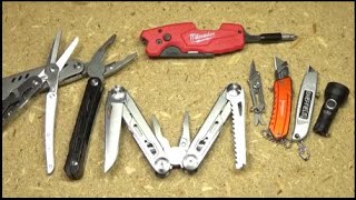 Multitool VLOG 9 Tacray Cranach Siupro Keygear Sheffield Lumintop Milwaukee [upl. by Violet]